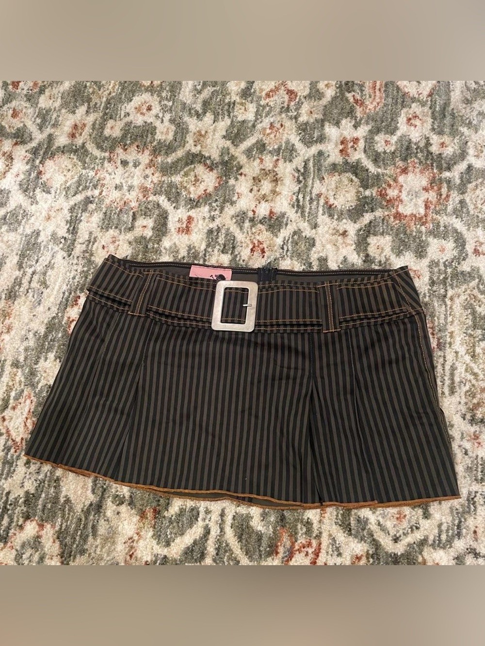Serious Clothing Striped Mini Skirt